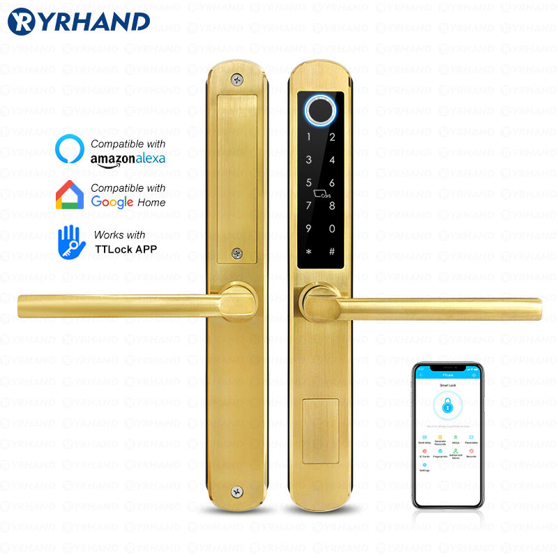 Glass Door Hinge - IP66 kunci pintar baja tahan karat,
