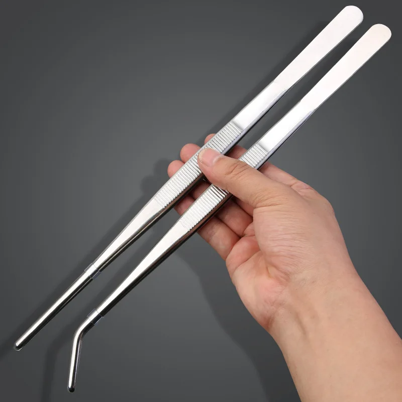 Feeding Tong Stainless - Pinset siku baja tahan karat multifungsi