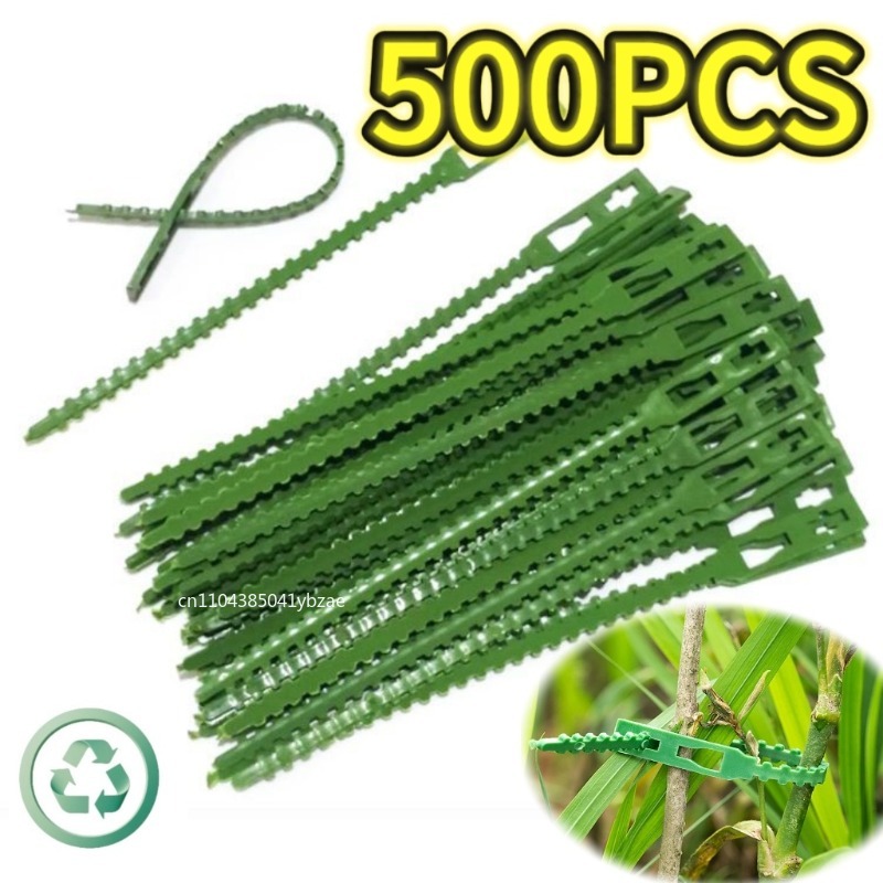 Vine Climbing Plastic - 50-1000 pcs Pengikat Kabel Tanaman Plastik
