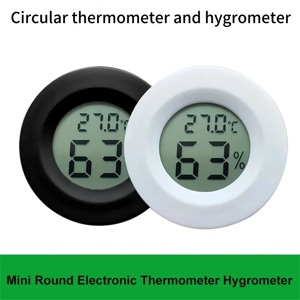 Digital Hygrometer Probe - Termometer Digital Bulat Mini Higrometer Monitor