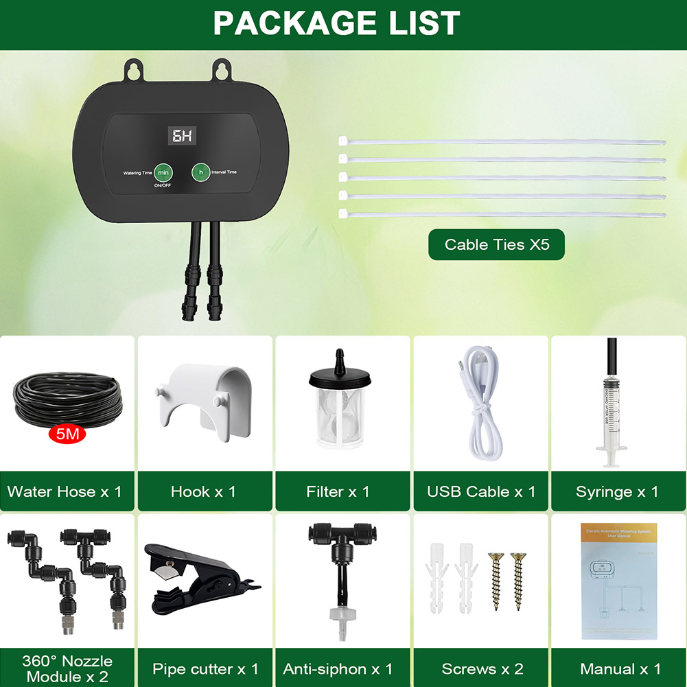 Misting Nozzle Reptile - Penyemprot Kabut Reptil Otomatis dengan Timer