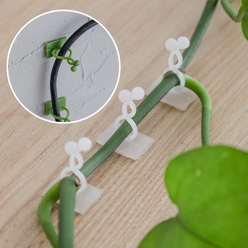 Vine Climbing Plastic - 10 Buah Kait Pengikat Tanaman Dinding