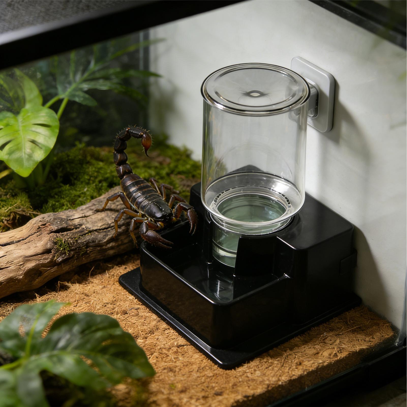 Water Dish Reptile - Tempat Air Reptil Otomatis, Wadah Dapat