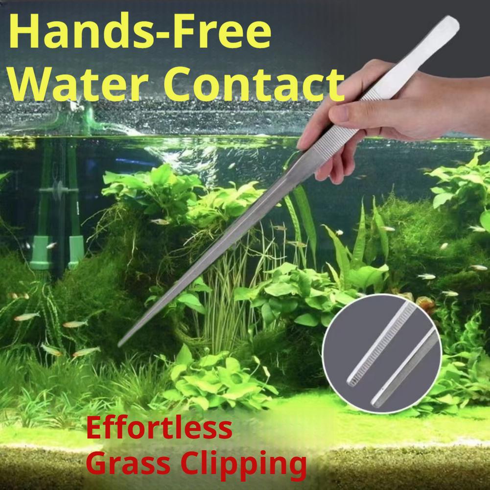 Feeding Tong Stainless - Pinset Akuarium Stainless Steel Alat Aquascape