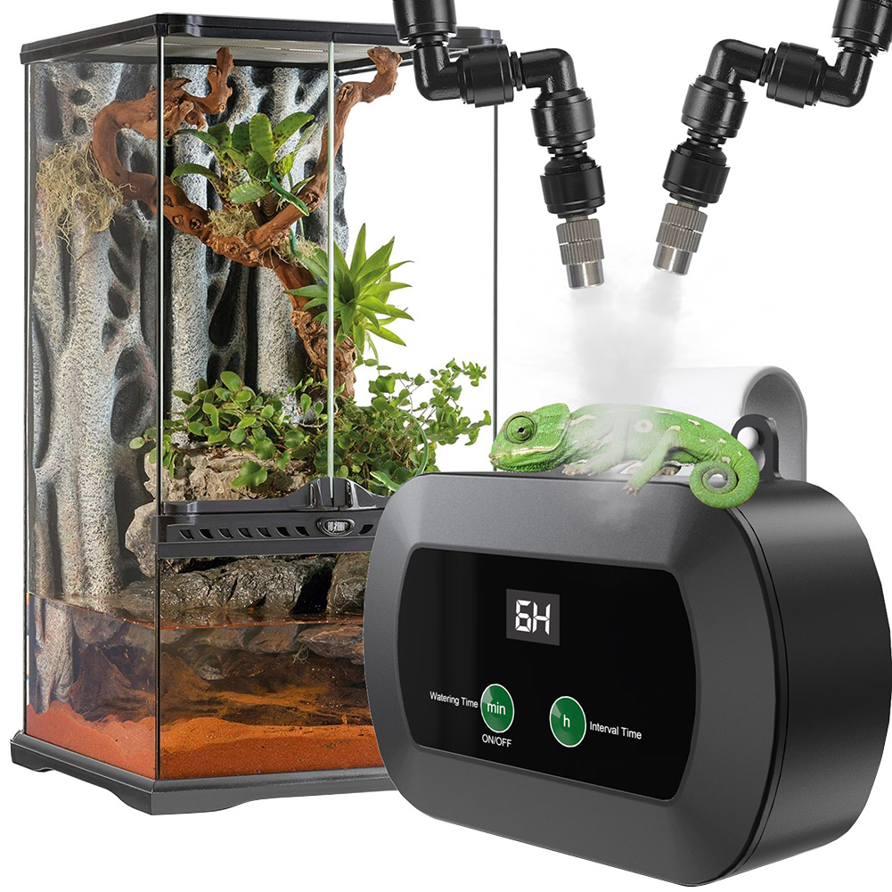 Misting Nozzle Reptile - Penyiram Kabut Reptil Pintar dengan 360
