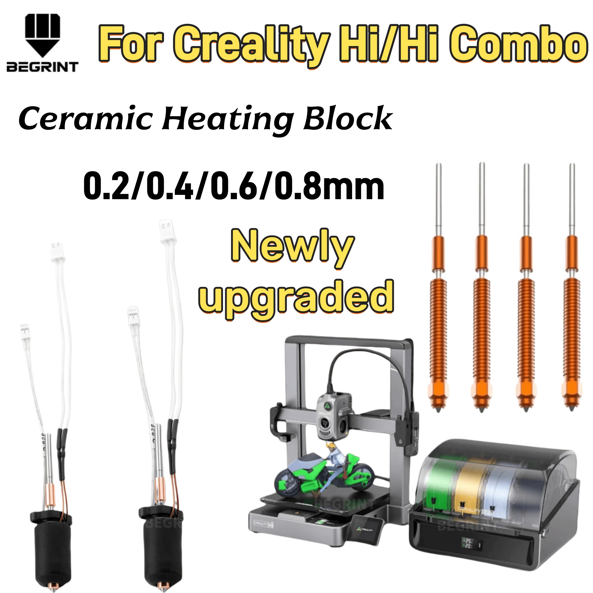 Ceramic Heat Emitter - Kit Hotend Pemanas Keramik Suhu Tinggi