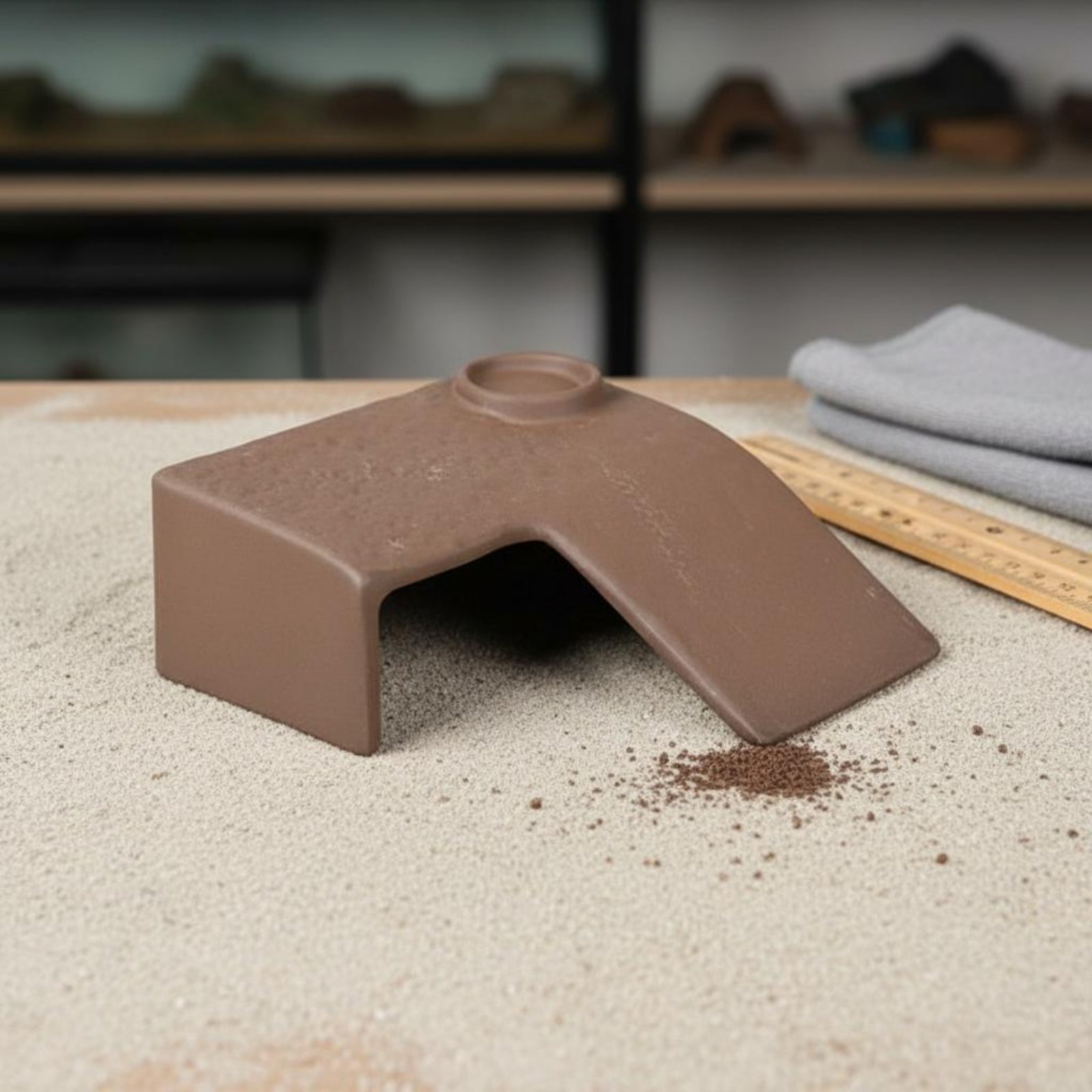 Hide Cave Ceramic - Platform Gua Tempat Berjemur Dua Fungsi,