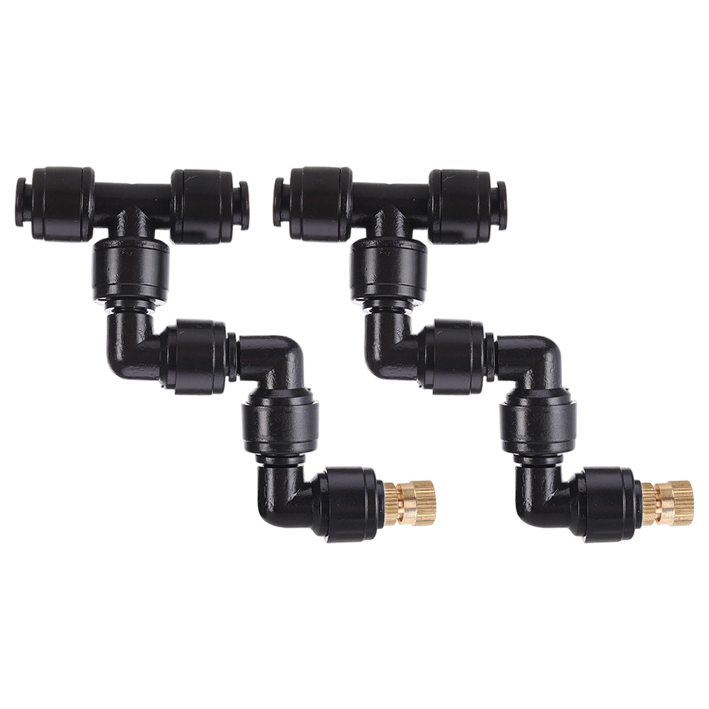 Misting Nozzle Reptile - 2 Buah Nosel Atomisasi Hitam 360