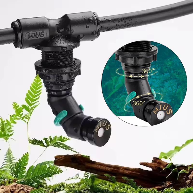 Misting Nozzle Reptile - 360 ° Sistem Nozel Semprot yang
