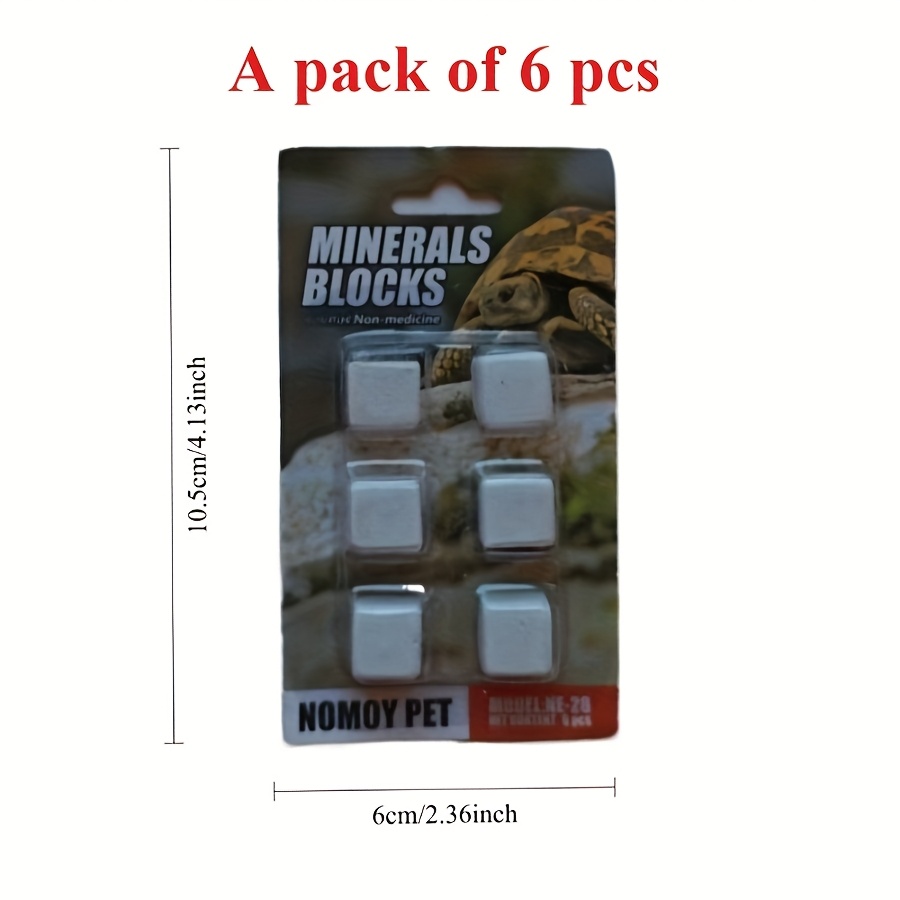 Calcium Powder Reptile - 6 Pcs Blok Kalsium Mineral Akuarium