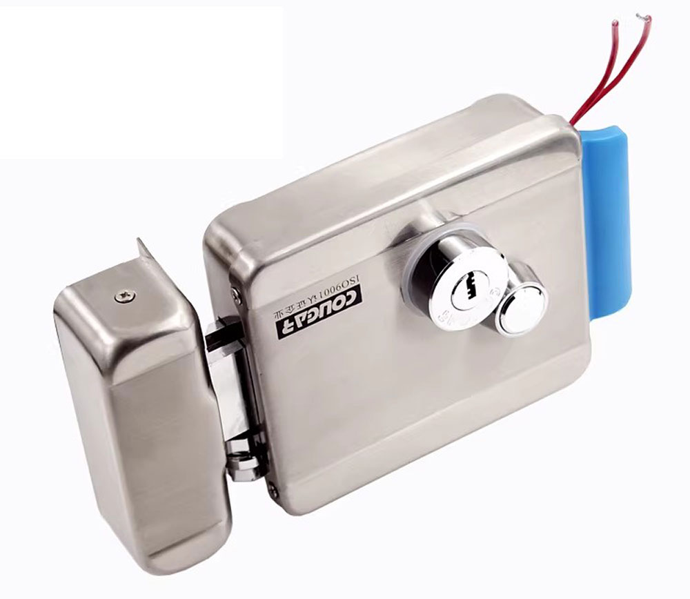 Glass Door Hinge - Kunci Pintu Elektronik Listrik DC 12V