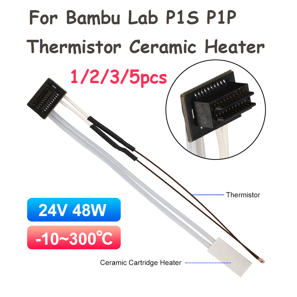 Ceramic Heat Emitter - Pemanas Keramik Thermistor untuk Bambu Lab