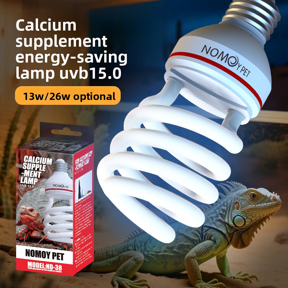 Calcium Powder Reptile - Lampu UVB NOMOY 15.0 - Lampu