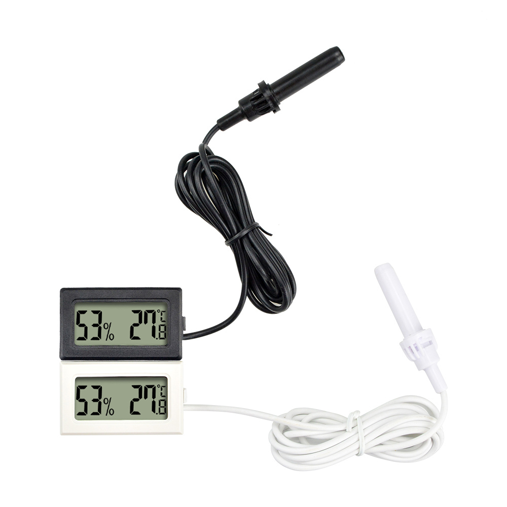 Digital Hygrometer Probe - 2 Buah Pengukur Termometer Higrometer Digital