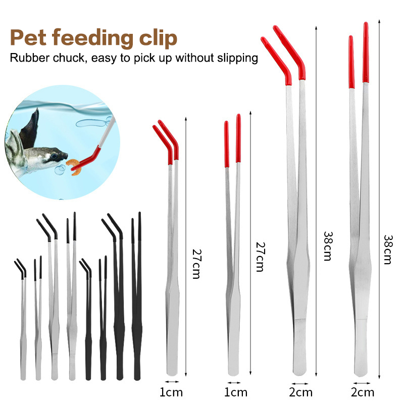 Feeding Tong Stainless - Penjepit Makan Reptil Baja Tahan Karat