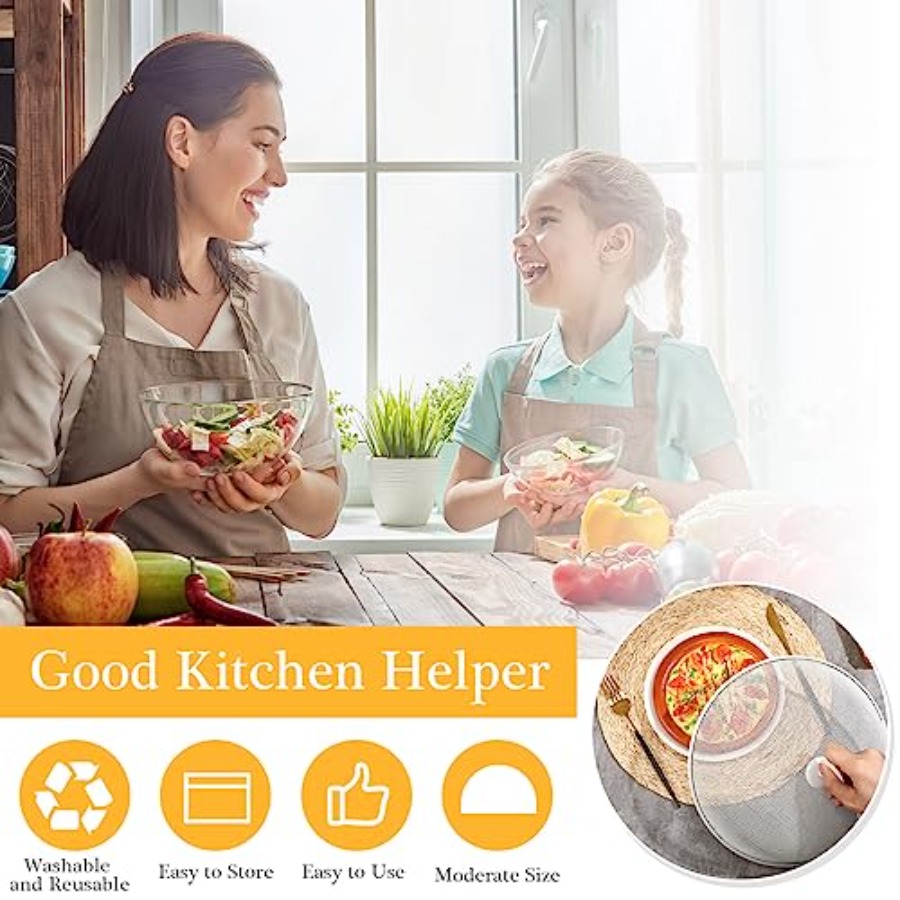 Gerrii 6 Pcs Penutup Makanan J - Screen Top Mesh ulasan dan harga