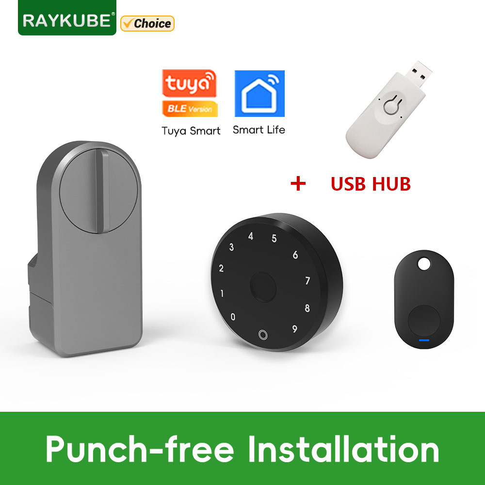 RAYKUBE A1 Pro Tuya BEL Set Ku - Glass Door Hinge ulasan dan harga