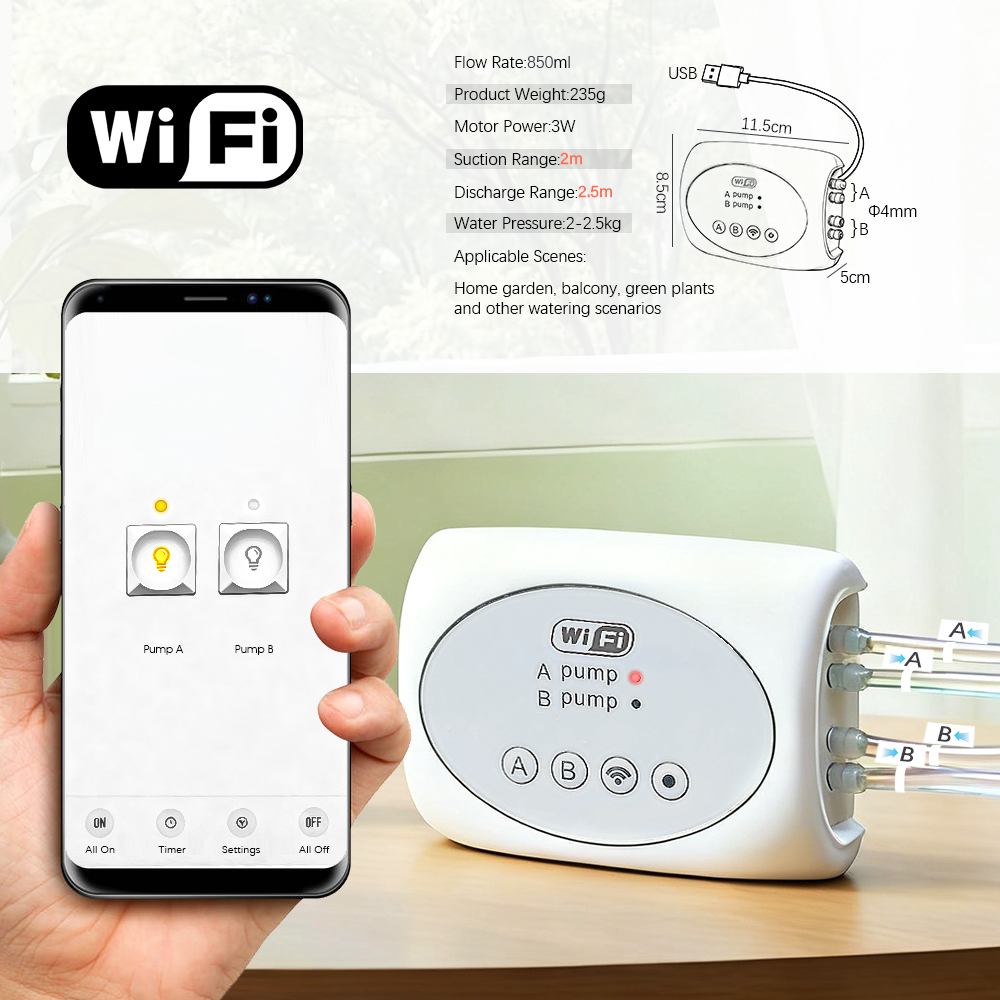 Sistem Irigasi Tetes Pompa Wif - Timer Dual Outlet ulasan dan harga