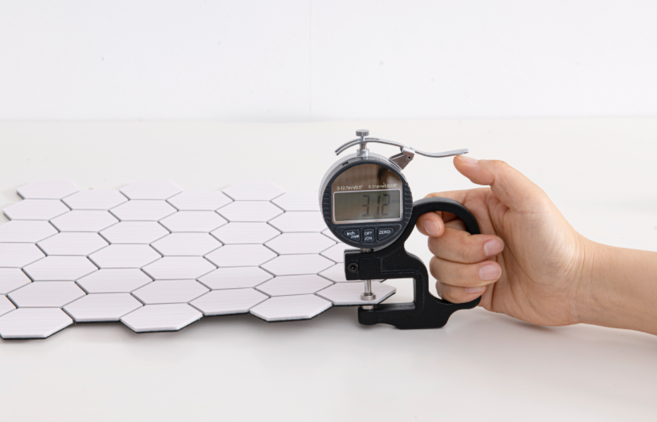 Stiker Dinding Mosaik Heksagon - Pvc Panel Background ulasan dan harga