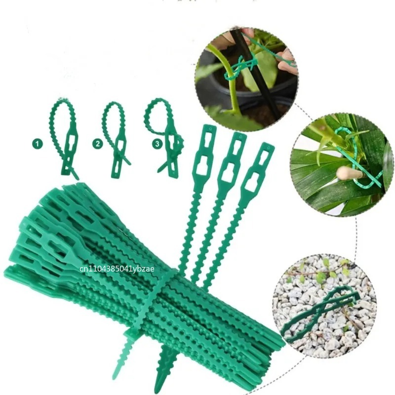 50-1000 pcs Pengikat Kabel Tan - Vine Climbing Plastic ulasan dan harga