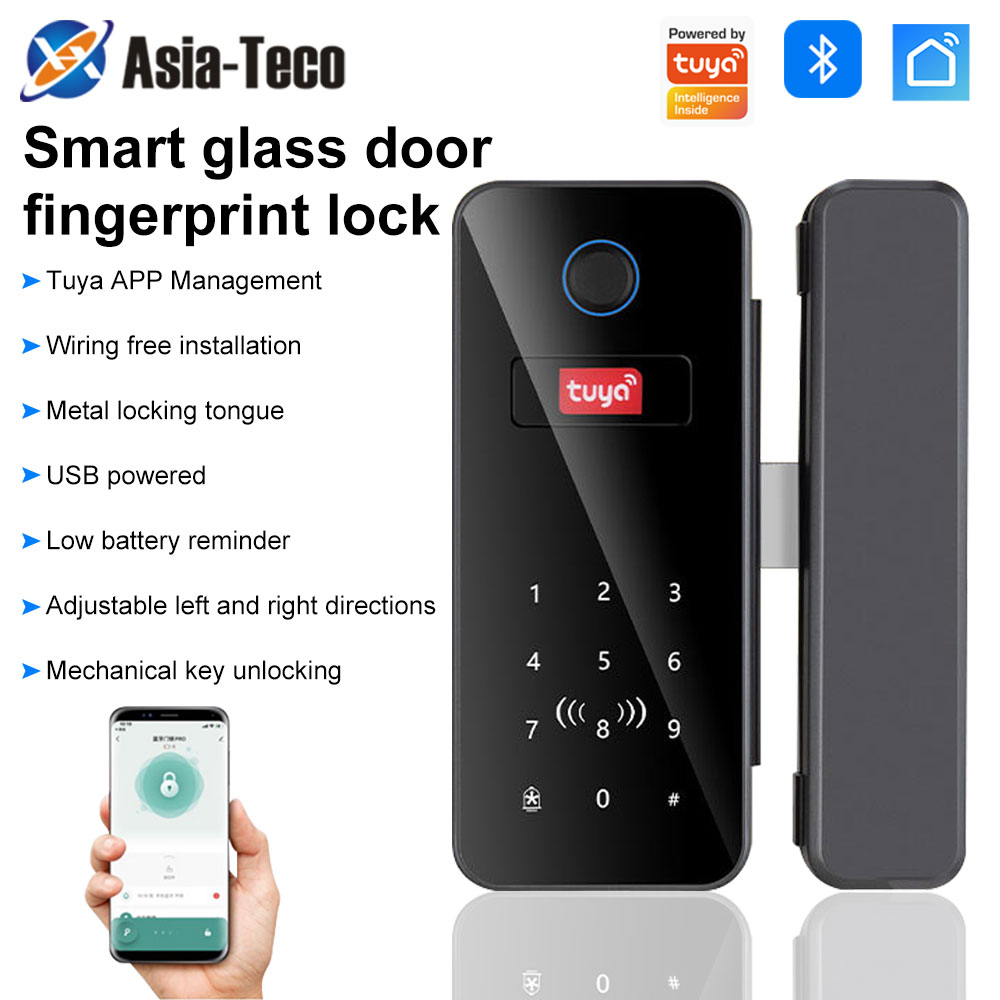Kunci Pintu Kaca Cerdas dengan - Glass Door Hinge ulasan dan harga