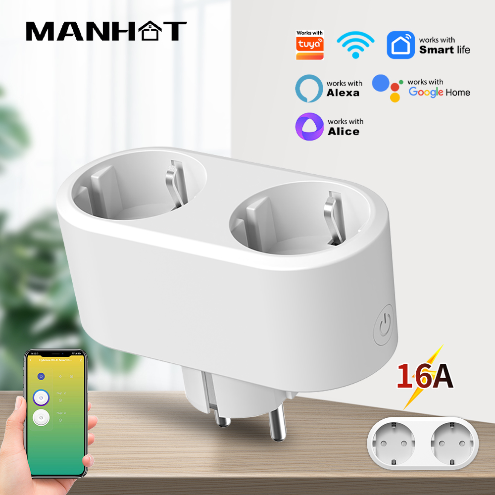 WiFi Smart Plug Dual Outlet 16 - Timer Dual Outlet ulasan dan harga