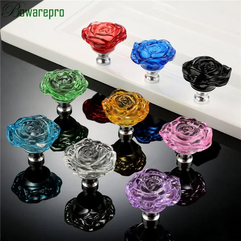 Bowarepro 50MM Kristal Mawar K - Glass Door Hinge ulasan dan harga