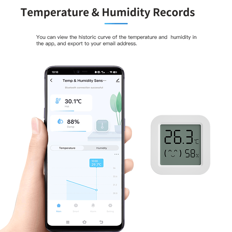 Sensor Kelembapan Suhu Tuya La - Digital Hygrometer Probe ulasan dan harga