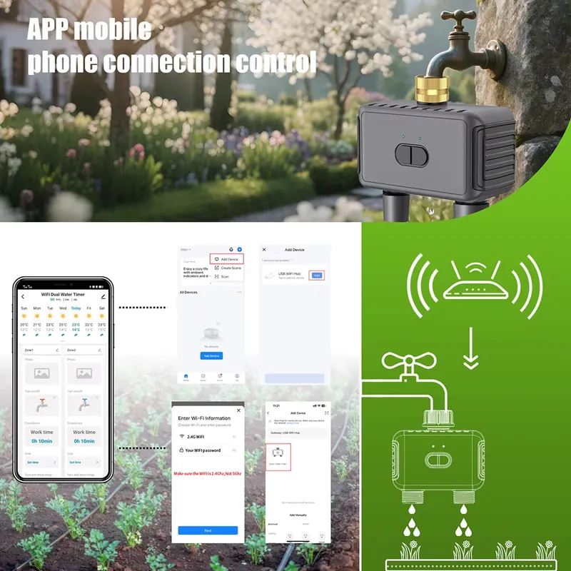 WAP01 WiFi APP Control Dual Ho - Timer Dual Outlet ulasan dan harga