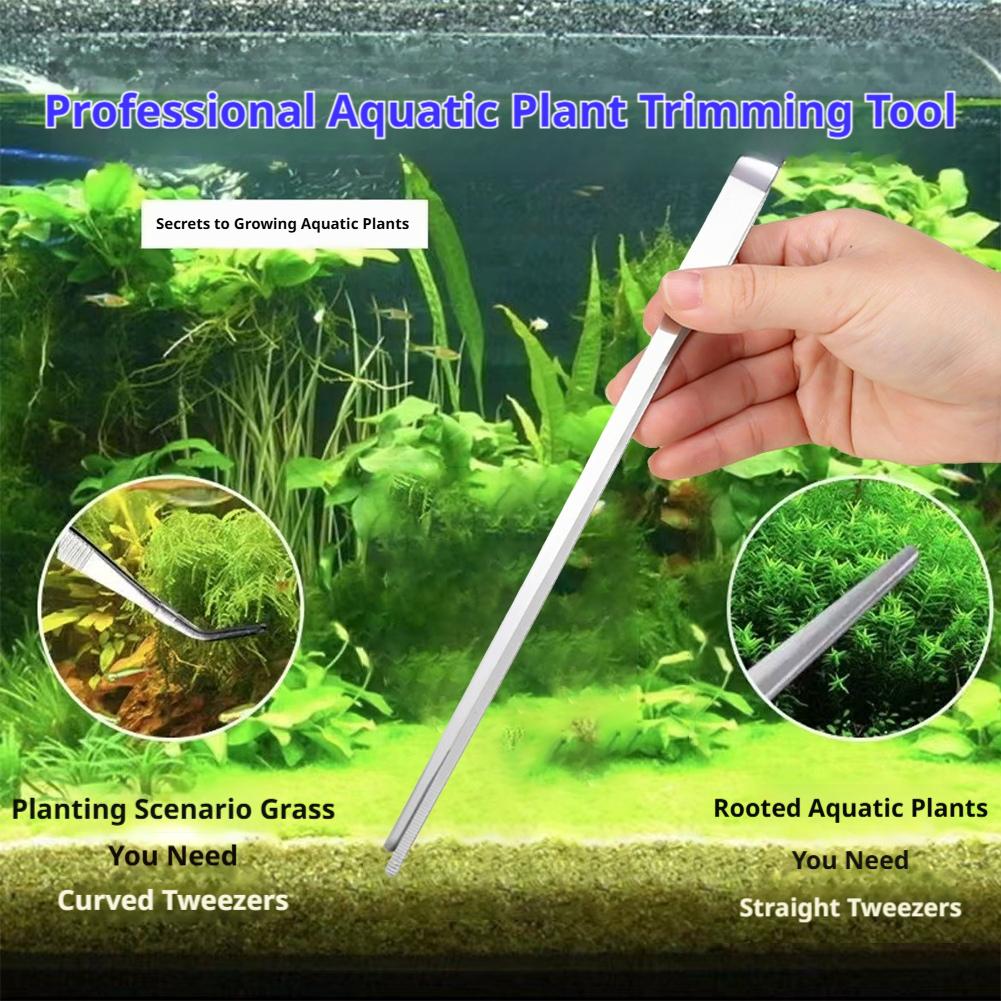Pinset Akuarium Stainless Stee - Feeding Tong Stainless ulasan dan harga