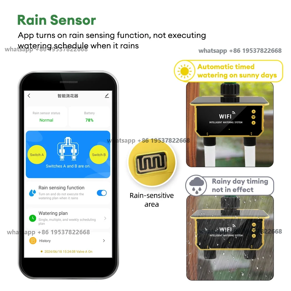 Pengontrol Irigasi Tetes Otoma - Timer Dual Outlet ulasan dan harga