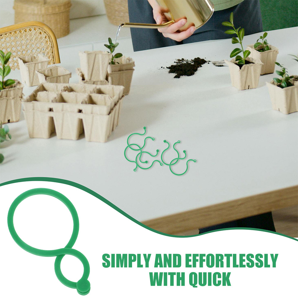 200Pcs Penjepit Tanaman Kebun  - Vine Climbing Plastic ulasan dan harga