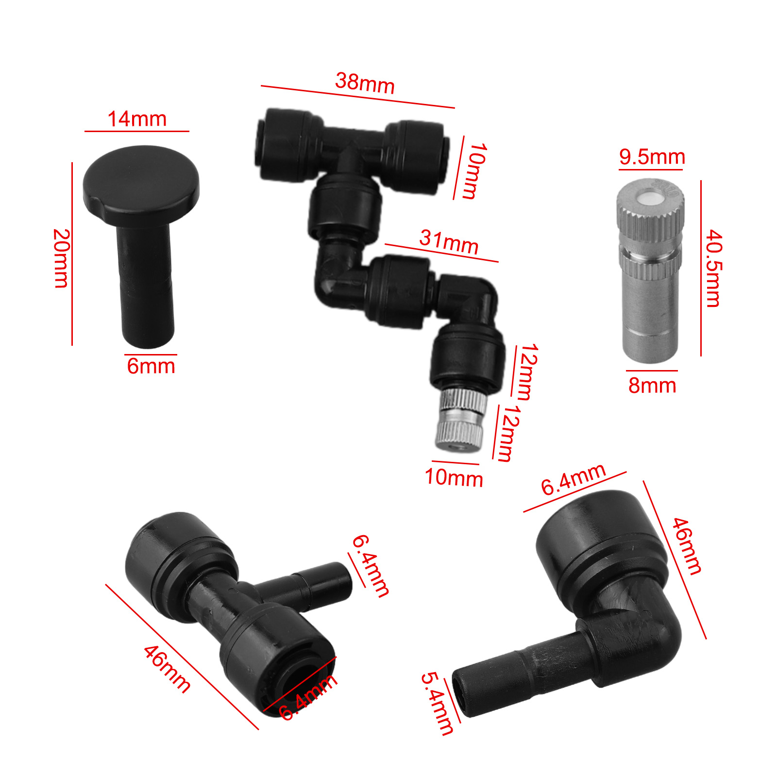 Nozel Penyemprot Plastik dan L - Misting Nozzle Reptile ulasan dan harga