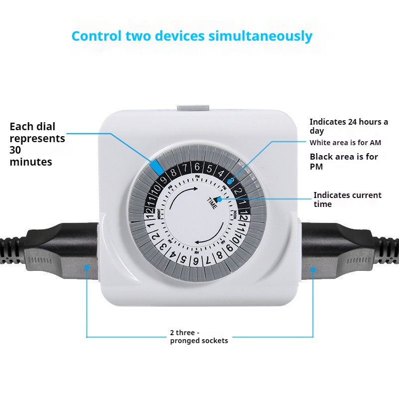 Sertifikasi Standar US SPEC/PL - Timer Dual Outlet ulasan dan harga