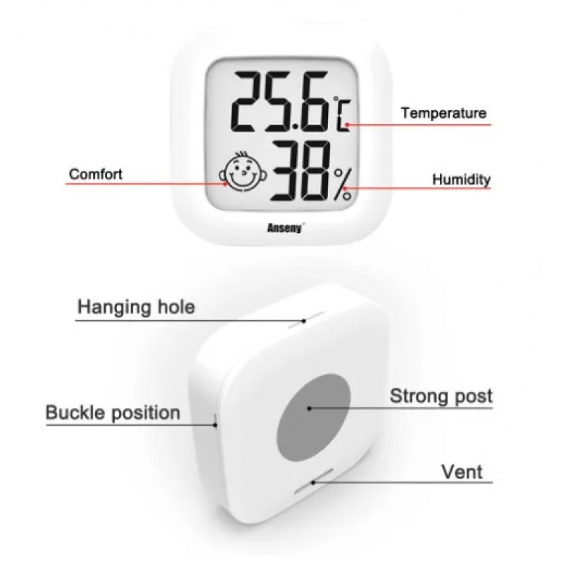 Termometer Digital LCD Higrome - Digital Hygrometer Probe ulasan dan harga
