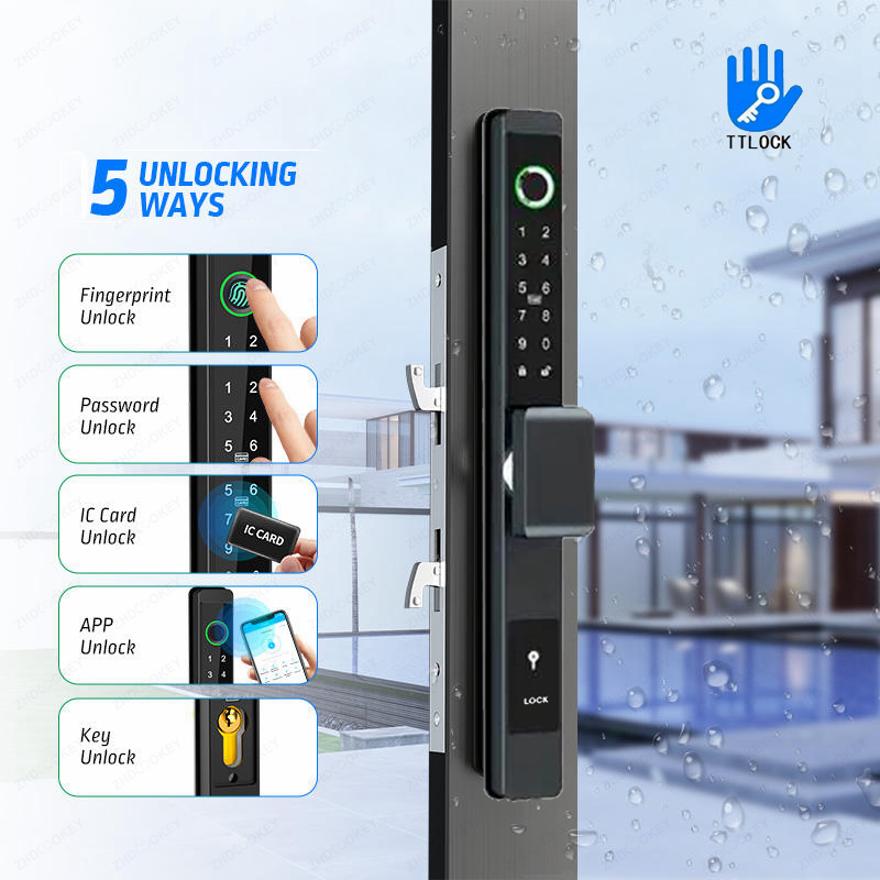 ZHDCOOKEY Kunci Pintu Digital  - Glass Door Hinge ulasan dan harga