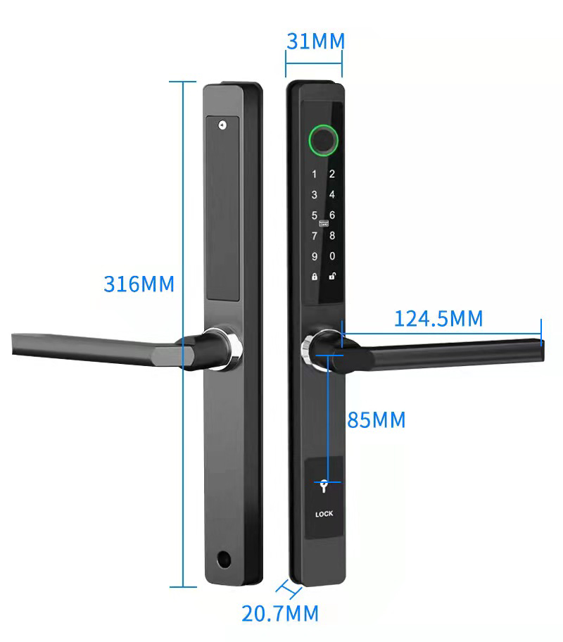 ZHDCOOKEY Kunci Pintu Digital  - Glass Door Hinge ulasan dan harga