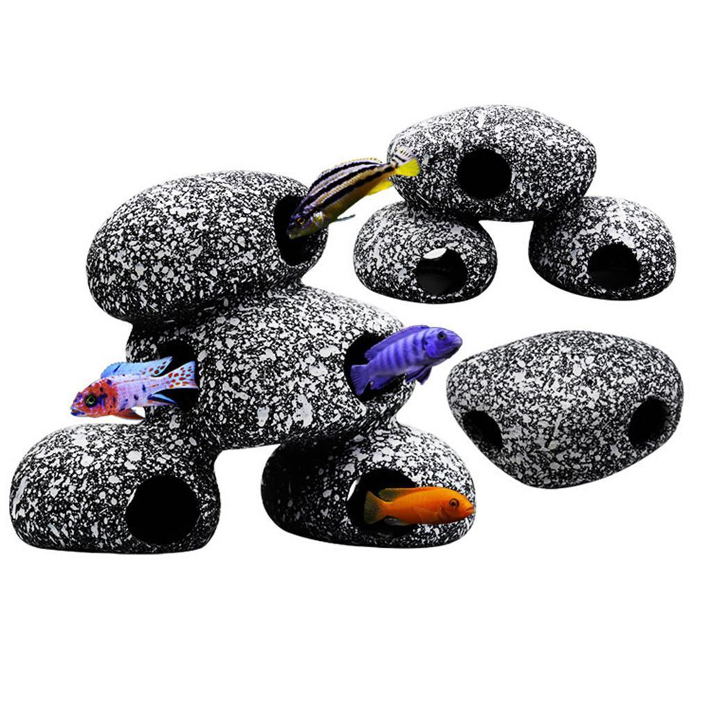 Akuarium Gua Batu Tempat Perse - Hide Cave Ceramic ulasan dan harga