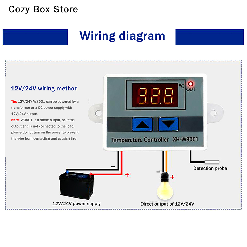 [ZY]12V 24V 220V Humidistat Hy - Digital Hygrometer Probe ulasan dan harga