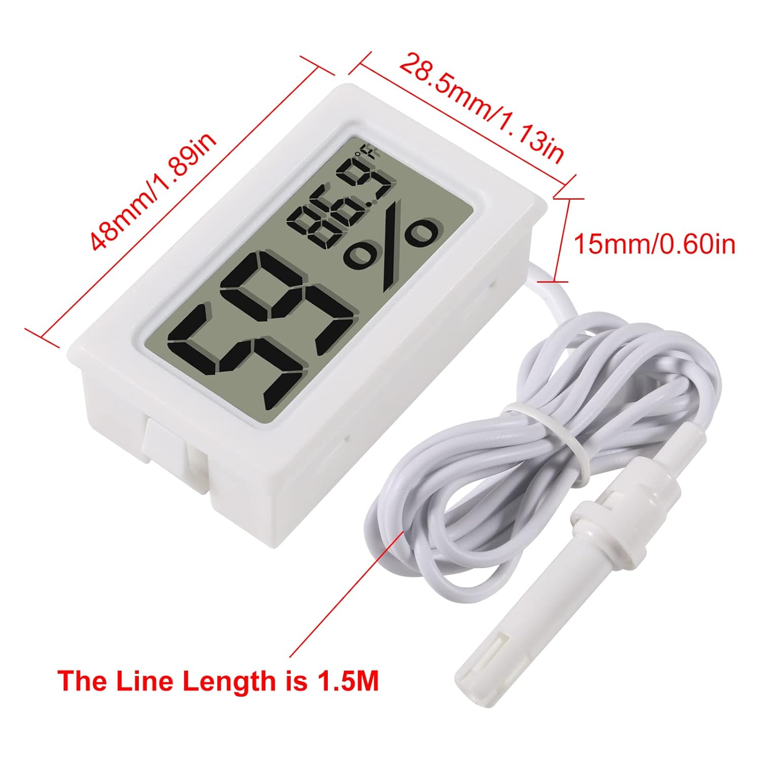 2 Buah Pengukur Termometer Hig - Digital Hygrometer Probe ulasan dan harga