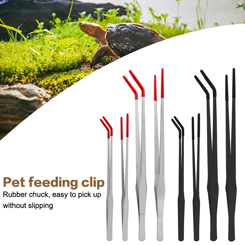 Penjepit Makan Reptil Baja Tah - Feeding Tong Stainless ulasan dan harga