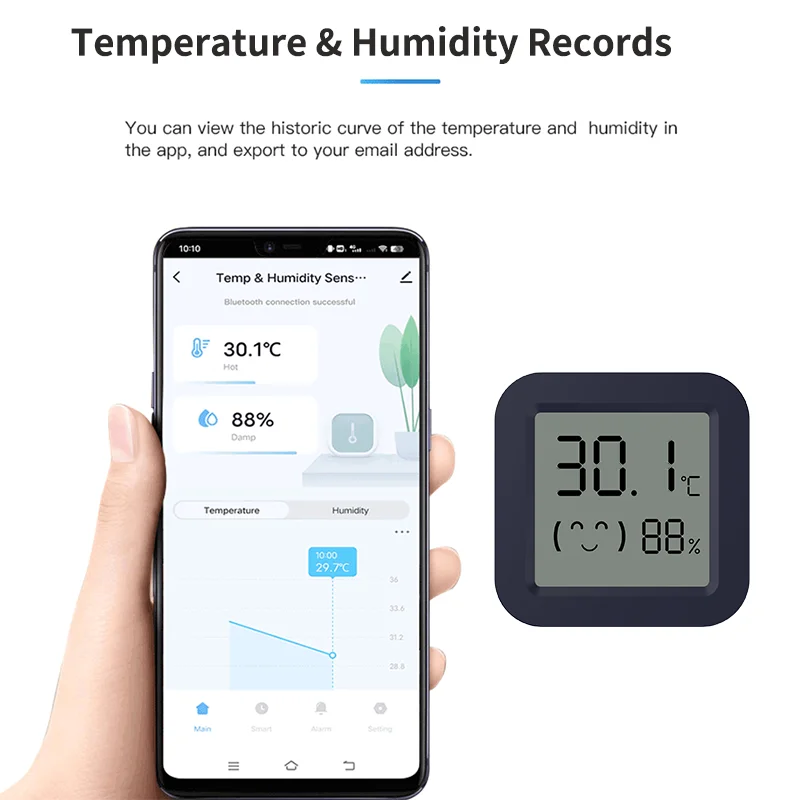 Sensor Suhu Kelembapan BT Laya - Digital Hygrometer Probe ulasan dan harga
