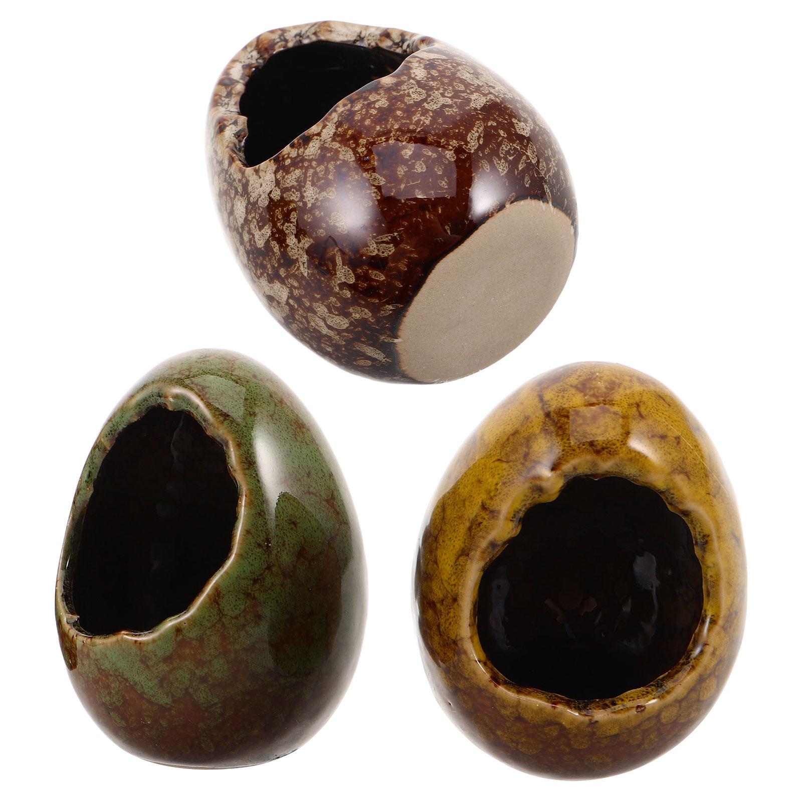 3 Buah Dekorasi Keramik Tempat - Hide Cave Ceramic ulasan dan harga