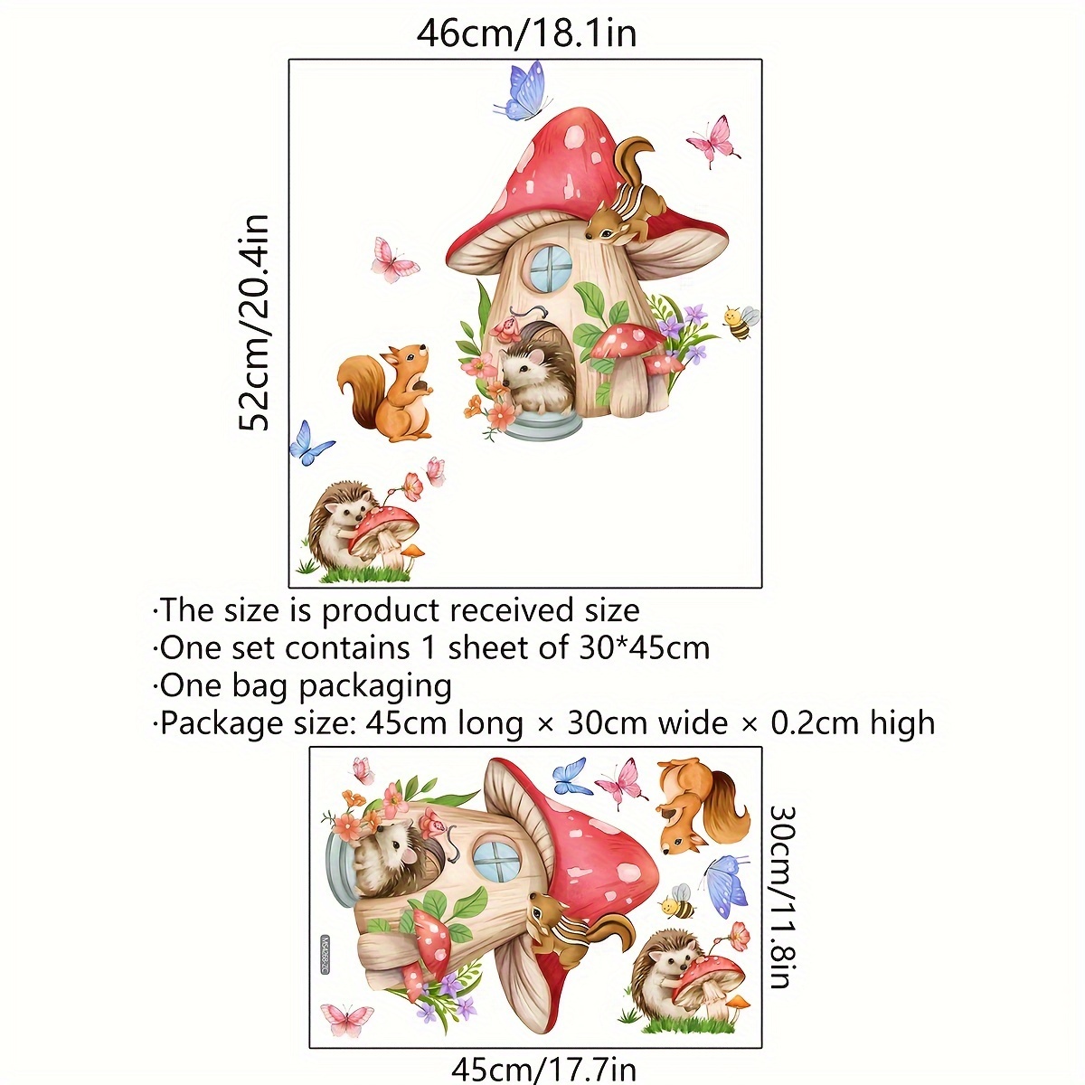 1 Buah Stiker Dinding Kupu-kup - Pvc Panel Background ulasan dan harga