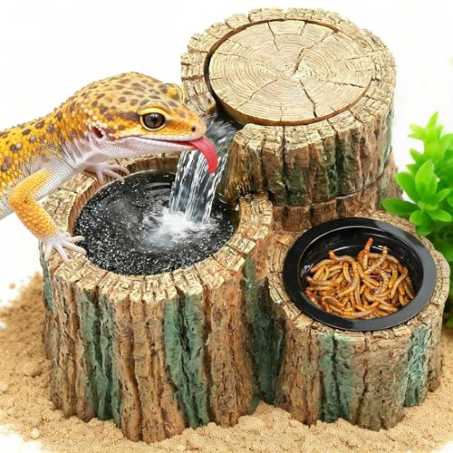 Tempat Minum Reptil 2 in 1 den - Water Dish Reptile ulasan dan harga